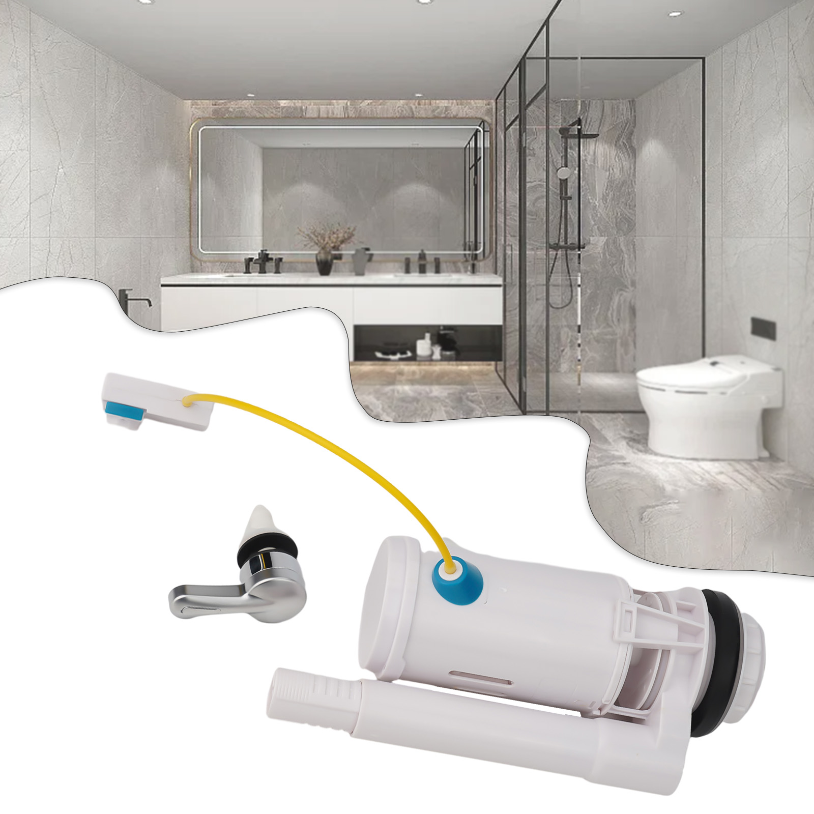 Control Dual Flush Valve Plast - Toilet Flush Valve review and price