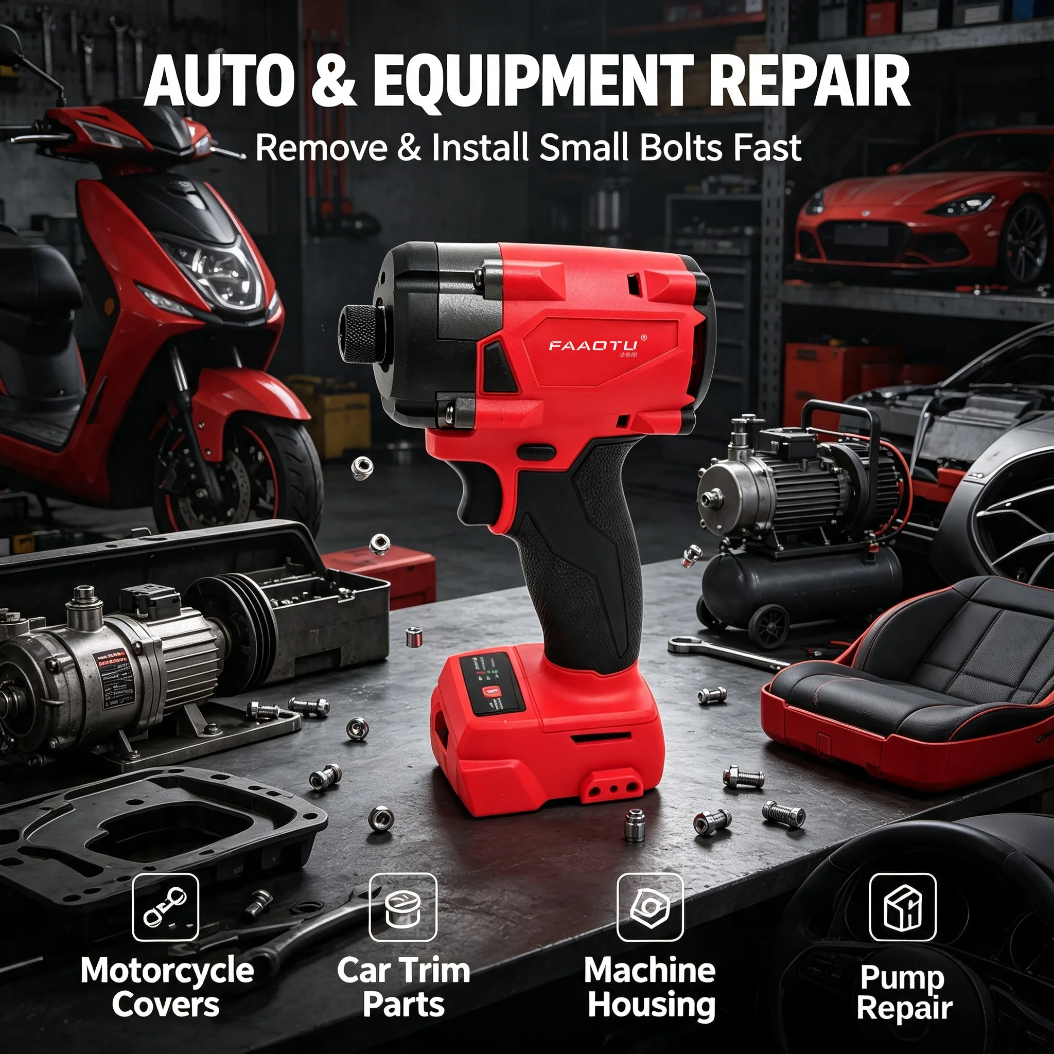 FAAOTU 18V Cordless Electric S - Home Improvement In review and price